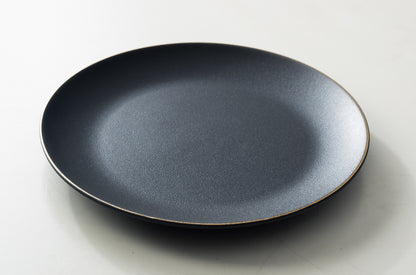 Rough Style Black & Gold Porcelain Plates