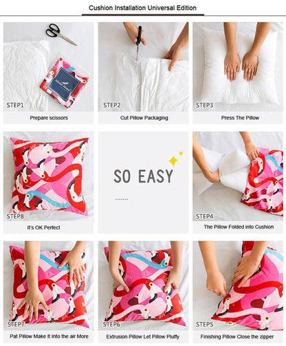 SuperSoft Black & White Waves Cushion Cover