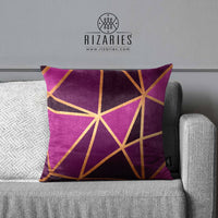 Thumbnail for SuperSoft Purple Metallic Throw Cushion