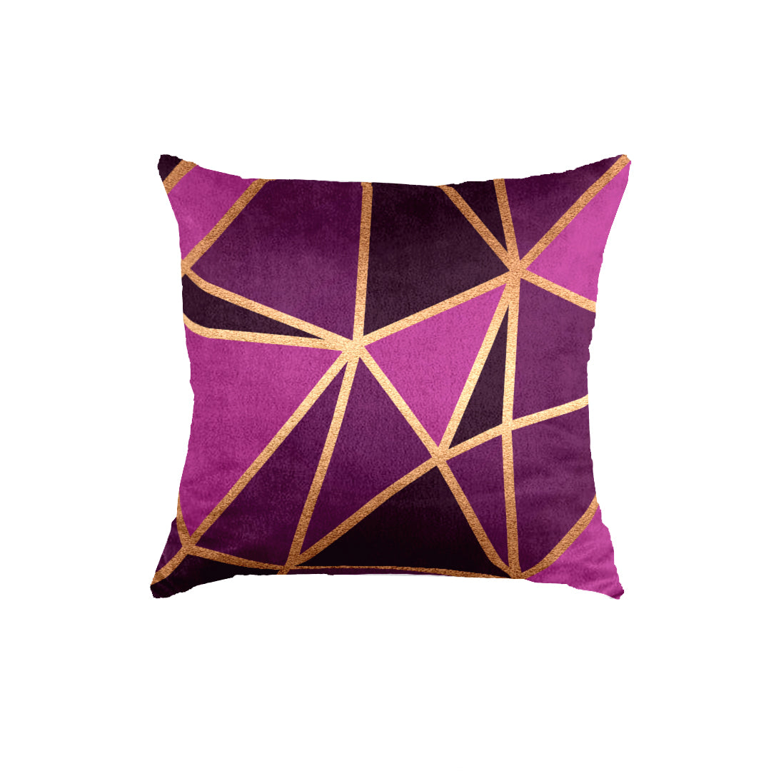 SuperSoft Purple Metallic Throw Cushion