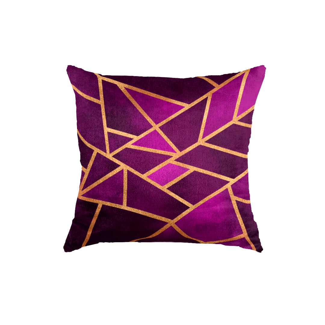 SuperSoft Purple Stone Throw Cushion