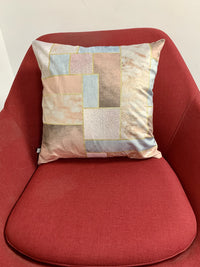 Thumbnail for SuperSoft Copper Foil Geo Throw Pillow