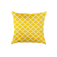 Thumbnail for SuperSoft Yellow Quaterfoil Throw Cushion